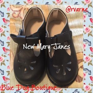 New Navy Blue Mary Janes